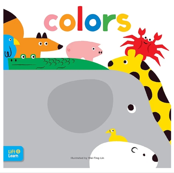 Colors Lift & Learn Children's Interactive Board Book - Picture 1 of 9